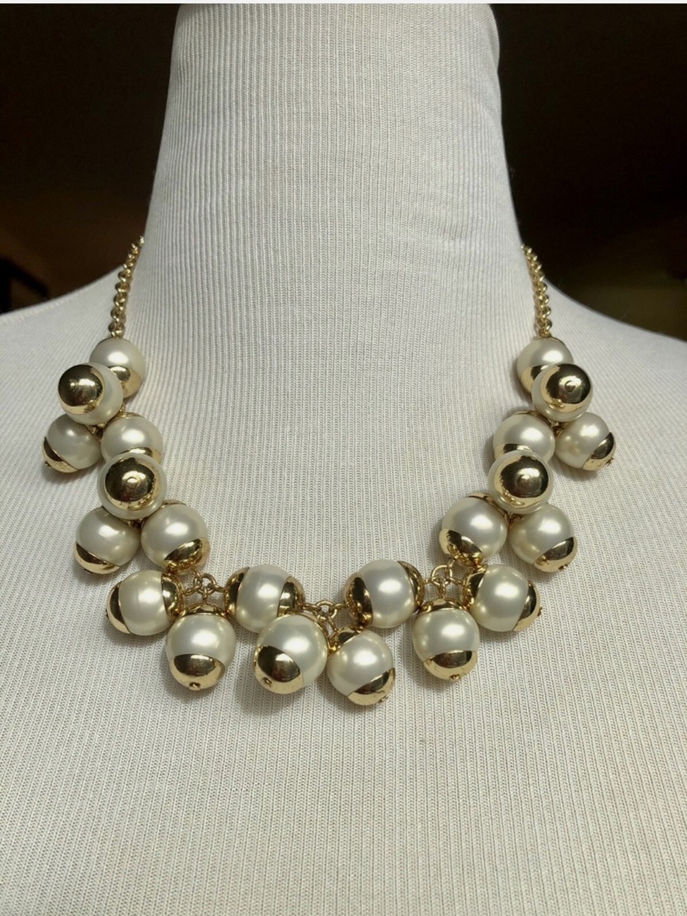 J. Crew Pearl and Gold Necklace